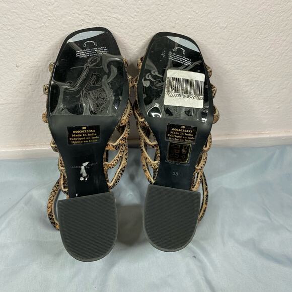 Free people colette cinched Shoes Block heel Womens Size 8 - Picture 9 of 9